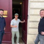 Patrick and Donal with Max Sichel of Château Angludet