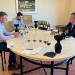 Patrick & Donal tasting with Charles Fournier at Clerc Milon at Mouton Rothschild